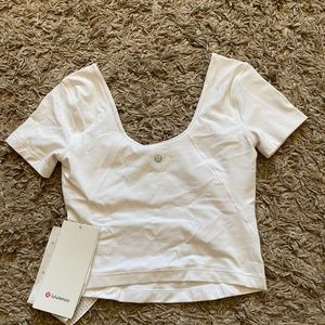 Lululemon white athletic top